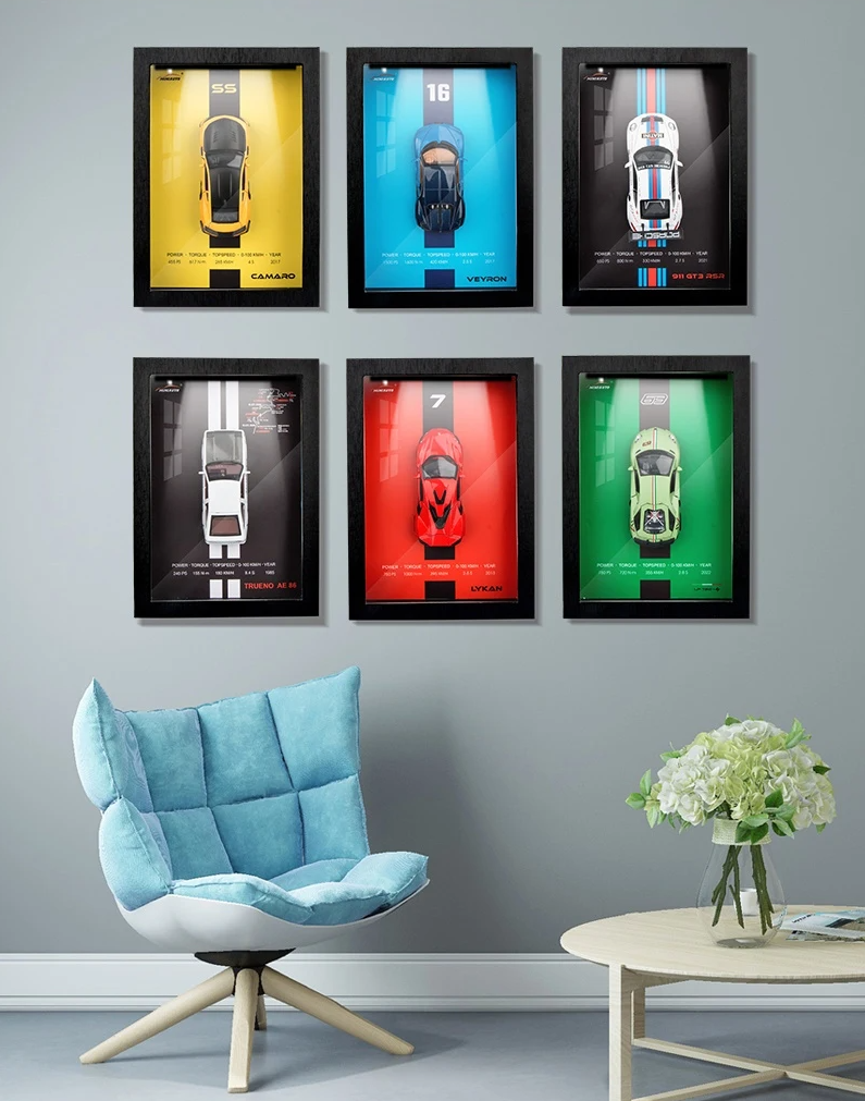 Bugatti LED 3D Car Frame