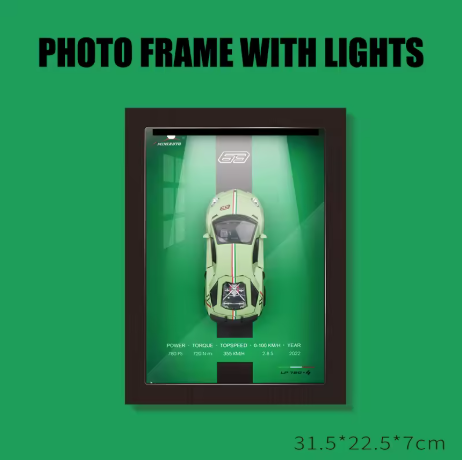 SVJ LED 3D Car Frame