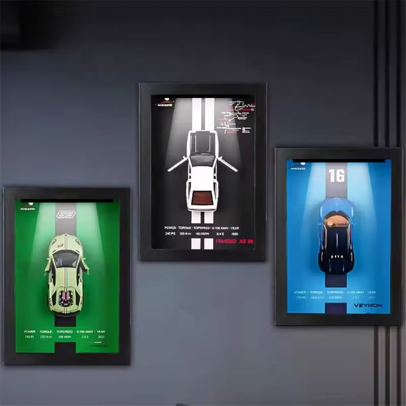 SVJ LED 3D Car Frame
